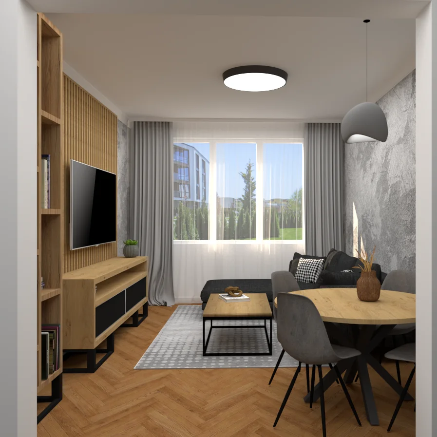 Industrial cozy — интериорен изглед 4 от 17